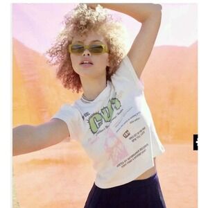 Daydreamer by Free People The Cut Shrunken Tee Top XS New With Tags